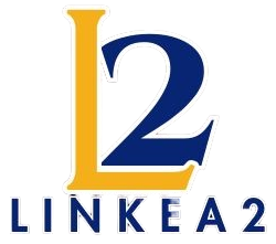 Imagotipo de Linkea2 con borde blanco